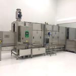 P100 Pallet Washer with 2-stage blower